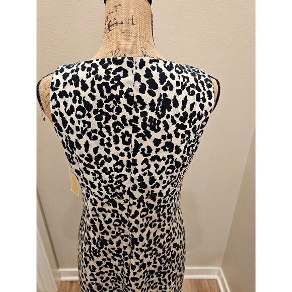 NWT Michael Kors Animal Print Sleeveless Dress Size 8 - Picture 6 of 9